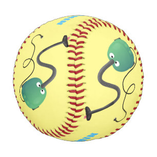 Niedlicher Staubsauger Cartoon Spaß Baseball