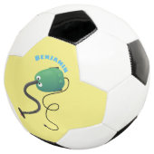 Niedlicher Staubsauger Cartoon Spaß Fußball (Dreiviertel)