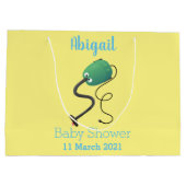 Niedlicher Staubsauger Cartoon Spaß Große Geschenktüte (Rückseite)