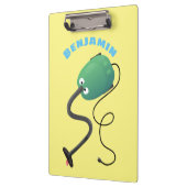 Niedlicher Staubsauger Cartoon Spaß Klemmbrett (Links)