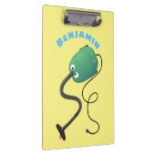 Niedlicher Staubsauger Cartoon Spaß Klemmbrett (Rechts)