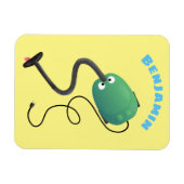 Niedlicher Staubsauger Cartoon Spaß Magnet (Horizontal)