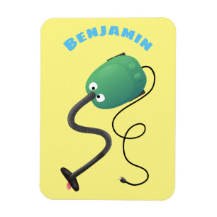 Niedlicher Staubsauger Cartoon Spaß Magnet