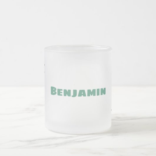 Niedlicher Staubsauger Cartoon Spaß Mattglastasse (Mittel)