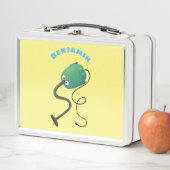 Niedlicher Staubsauger Cartoon Spaß Metall Brotdose (Beispiel)