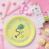 Niedlicher Staubsauger Cartoon Spaß Pappteller (Party)