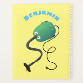 Niedlicher Staubsauger Cartoon Spaß Planer (Rückseite)