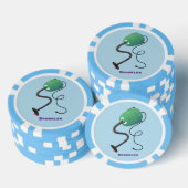 Niedlicher Staubsauger Cartoon Spaß Pokerchips (Stapel)
