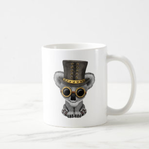 Niedlicher Steampunk Baby-Koala-Bär Kaffeetasse