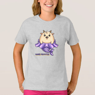 Niedlicher Steinbock-Cartoon – Whimsisches Zodiac T-Shirt