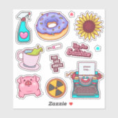 Niedlicher Sticker (Blatt)