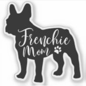 Niedlicher Sticker für Bulldog-Mama (Vorderseite)