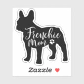 Niedlicher Sticker für Bulldog-Mama (Blatt)