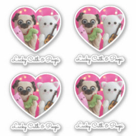 Niedlicher Sticker für ein einfaches Minimalistisc