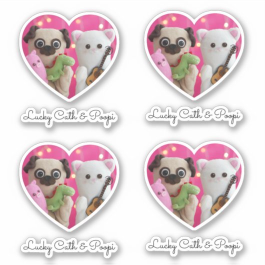 Niedlicher Sticker für ein einfaches Minimalistisc (Vorderseite)