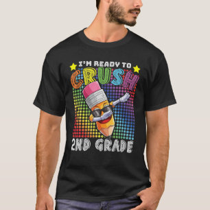 Niedlicher Stift 2. Stufe zurück zum Schulstudium T-Shirt