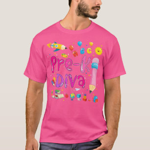 Niedlicher Stift vor dem K-Tag der Schule P T-Shirt