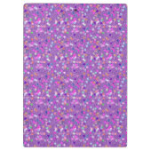 Niedlicher, stilvoller Glitzer immer elegant läche Klemmbrett (Rückseite)