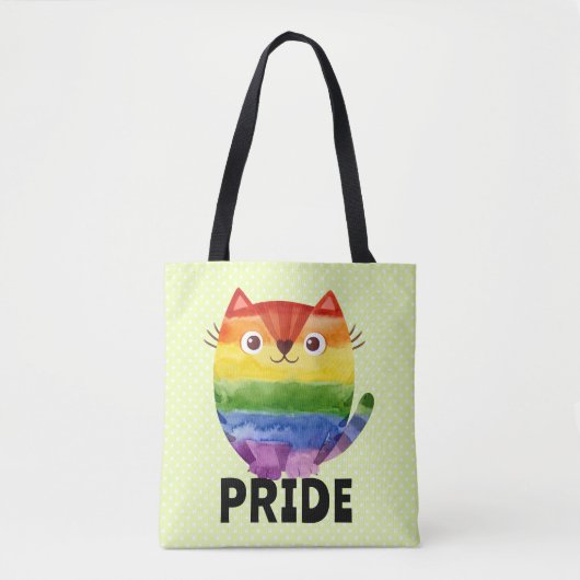 Niedlicher Stolz für Kitty Tasche (Vorderseite)