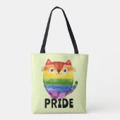 Niedlicher Stolz für Kitty Tasche (Rückseite)
