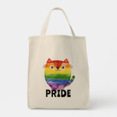 Niedlicher Stolz für Kitty Tragetasche (Rückseite)
