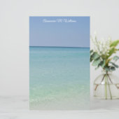 Niedlicher Strand Briefpapier (Stehend Vorderseite)