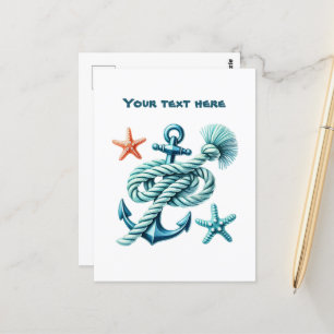 Niedlicher Strand individuell anpassbarer Wassermi Postkarte