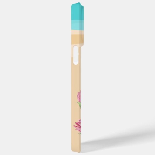 niedlicher Strand rosa Flamingo Case-Mate iPhone Hülle (Rückseite / Rechts)