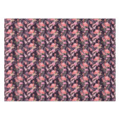 Niedlicher Strand rosa Flamingo-Muster Tischdecke (Vorderseite (Horizontal))