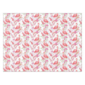 Niedlicher Strand rosa Flamingo-Tischdecke Tischdecke (Vorderseite (Horizontal))