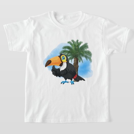 niedlicher Strand Toucan Kids Unisex T - Shirt (Ablage )