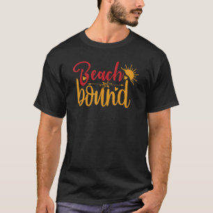 Niedlicher Strandabschnitt Sommermeer und Strand S T-Shirt