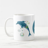 niedlicher Stranddelphin Kaffeetasse (Links)