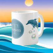 niedlicher Stranddelphin Kaffeetasse