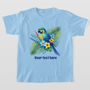 Niedlicher Strandpapagei unisex T-Shirt