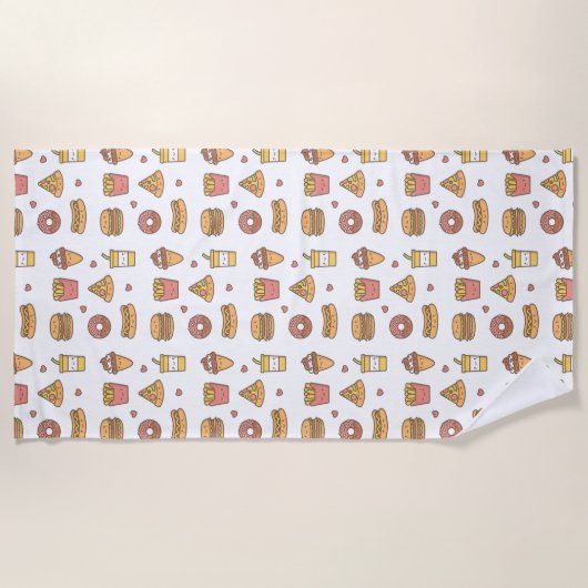 Niedlicher Strandtuch (Vorderseite)