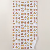 Niedlicher Strandtuch (Vorderseite)