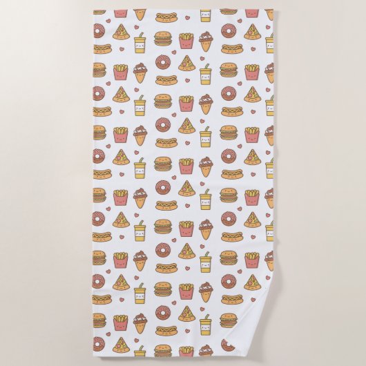 Niedlicher Strandtuch (Vorderseite)