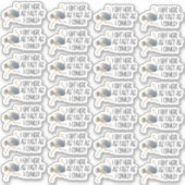 Niedlicher Strauß Got so schnell ich konnte Aufkleber (Vorderseite)