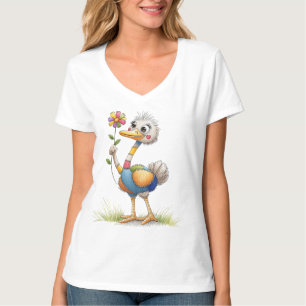 Niedlicher Strauß T-Shirt