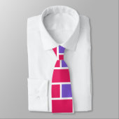 Niedlicher Streifen Brick Pink Krawatte (Gebunden)