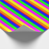 Niedlicher Streifen Geschenkpapier (Ecke)