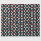 Niedlicher Strick Pattern Geschenkpapier (Flach)