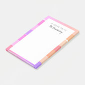 Niedlicher Striptehrer Name Klassenzimmer Zurück z Post-it Klebezettel (angewinkelt)