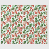 Niedlicher Strumpf Geschenkpapier (Flach)