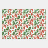 Niedlicher Strumpf Geschenkpapier Set (Vorderseite)