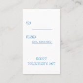 Niedlicher Student Happy Valentines Tag von Lehrer (Rückseite)