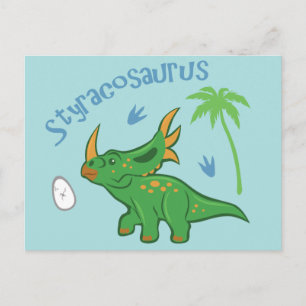 Niedlicher Styracosaurus Postkarte