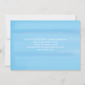 Niedlicher Summer Beach Lake Ocean Girly Party Einladung (Rückseite)