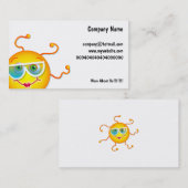 Niedlicher Sun, Visitenkarte (Vorne/Hinten)